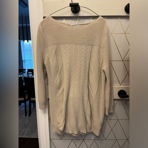 LIZ CLAIBOURNE LONG SWEATER LARGE
